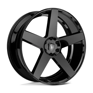 Status Wheels – EMPIRE – Black – 22″x9.5″ 30mm – All weather Wheels – 2295EMP305120B74